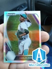 2021 Panini Prizm Draft Picks Rookie RC Silver Carlos Rodriguez #PDP177